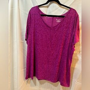 Lane Bryant pink tshirt